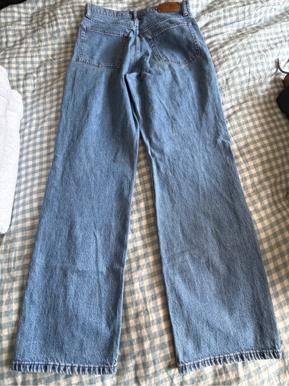 Lucky Brand Wide-Leg Jeans in Light Blue Denim